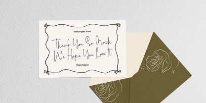 Maltangles Signature Font Poster 10