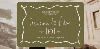 Maltangles Signature Font Poster 5