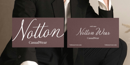 Quishine Classic Script Font Poster 9