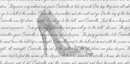 Quishine Classic Script Font Poster 6