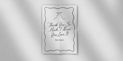 Quishine Classic Script Font Poster 14