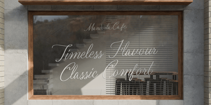 Quishine Classic Script Font Poster 7