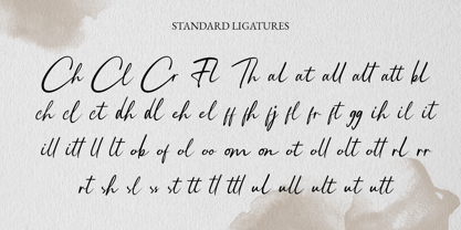 Xupeline Script Font Poster 9