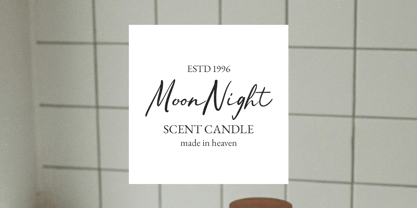 Xupeline Script Font Poster 5