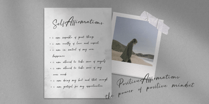 Xupeline Script Font Poster 3