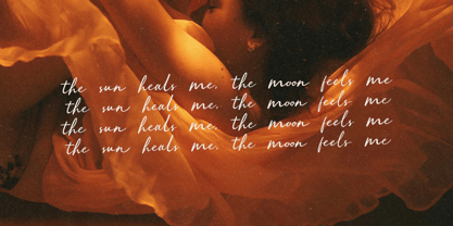 Xupeline Script Font Poster 7