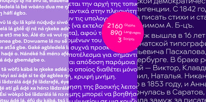 Moucha Modern Font Poster 2