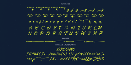 Manteca Backlif Font Poster 15