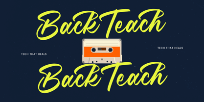 Manteca Backlif Font Poster 8