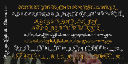 Aholya Font Poster 9