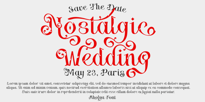 Aholya Font Poster 6