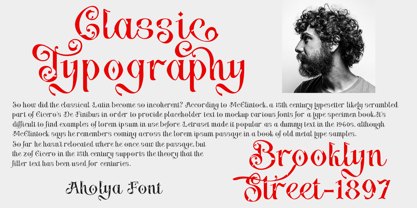 Aholya Font Poster 4