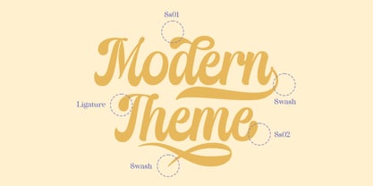 Thick Dream Font Poster 3