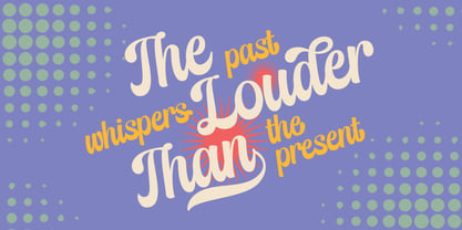 Thick Dream Font Poster 6