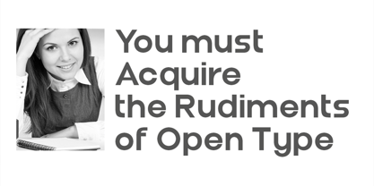 Aquire Font Poster 3