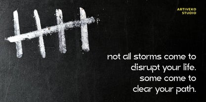 Creapy Font Poster 5