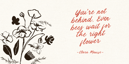 Silly Claire Font Poster 5