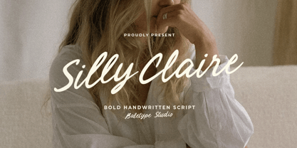 Silly Claire Font Poster 1