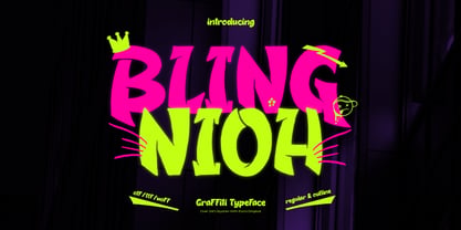 Bling Nioh Dingbat Font Poster 1