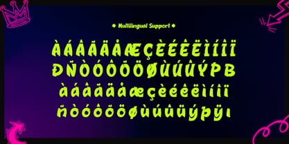 Bling Nioh Dingbat Font Poster 11
