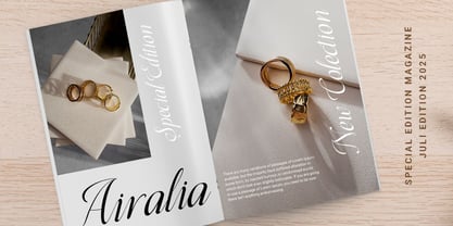 Airalia Font Poster 6