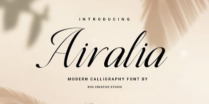 Airalia Font Poster 1