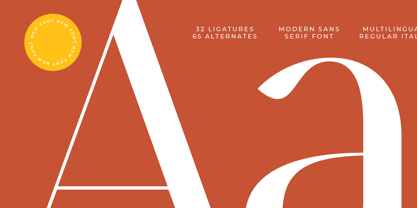 Muteds Starlit Font Poster 9