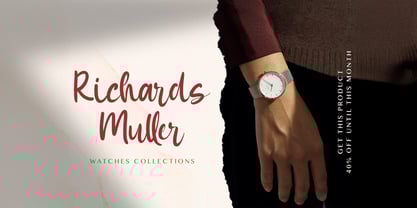 Amy Sauly Font Poster 4