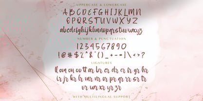 Amy Sauly Font Poster 8