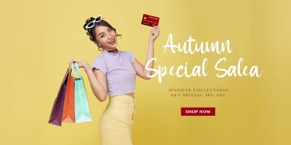 Amy Sauly Font Poster 5