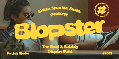 Blopster Font Poster 1