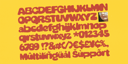 Blopster Font Poster 3