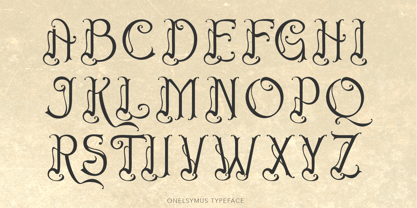 Onelsymus Font Poster 3