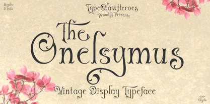 Onelsymus Font Poster 1
