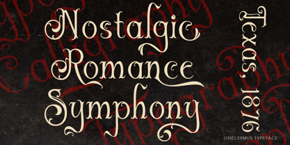 Onelsymus Font Poster 8