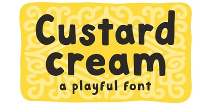 Custard Cream Font Poster 1