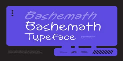Bashemath Font Poster 2