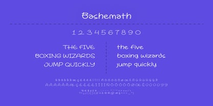 Bashemath Font Poster 4