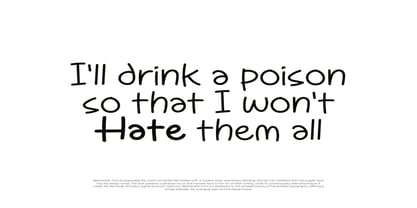 Bashemath Font Poster 1