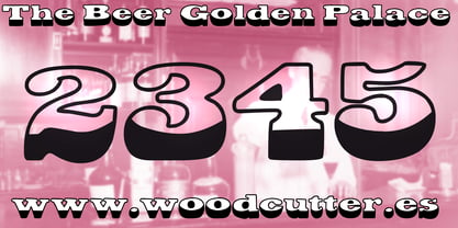 The Beer Golden Palace Font Poster 6