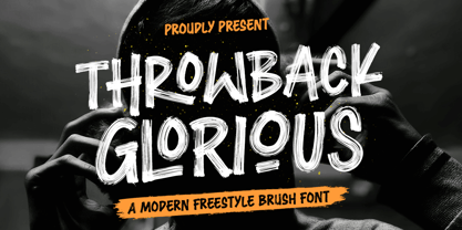 Throwback Glorious Font Poster 1