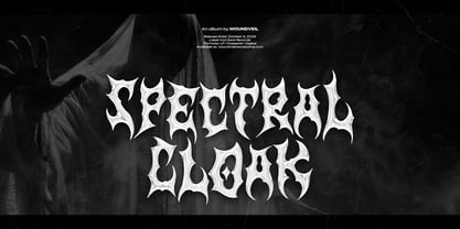 Nightmaw Font Poster 6