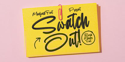 Swatch Out Font Poster 1