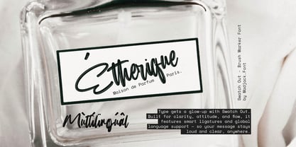 Swatch Out Font Poster 7