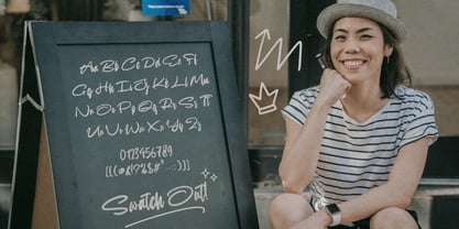 Swatch Out Font Poster 10