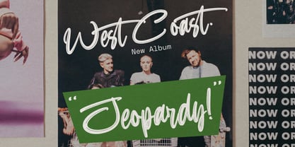 Swatch Out Font Poster 9