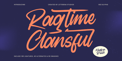 Ragtime Clansful Font Poster 1