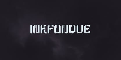 Inkfondue Font Poster 1
