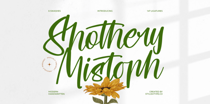 Shothery Mistoph Font Poster 1