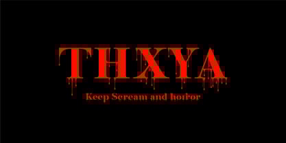 Bitterblood Font Poster 7